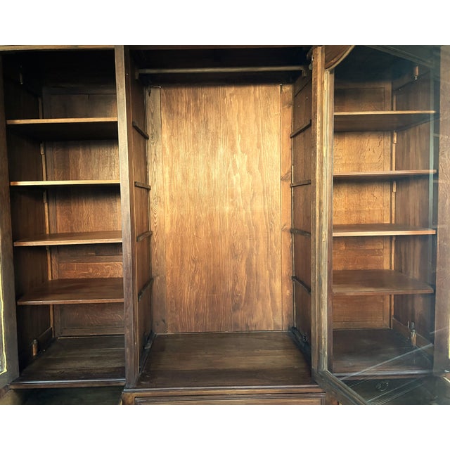 Monumental Study Wardrobe in Mahogany, 1900 For Sale - Image 11 of 18