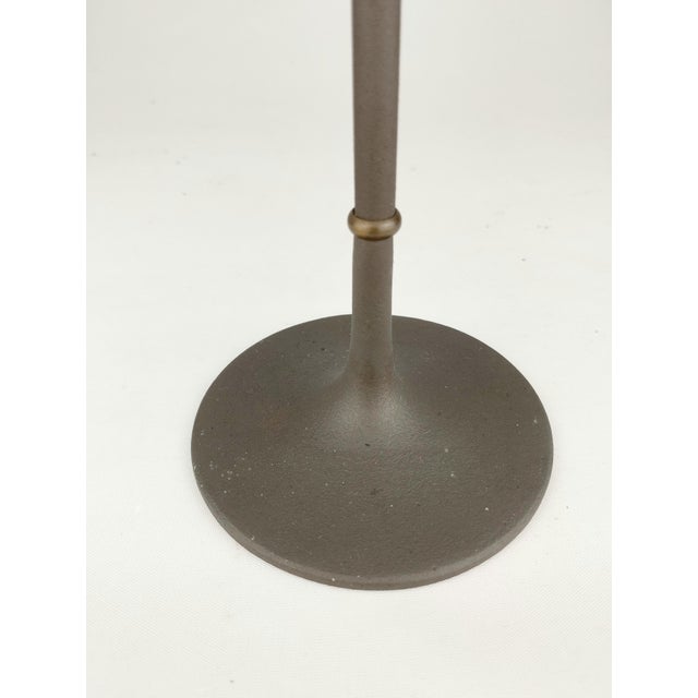 Mid-Century Cast Iron Candleholders by Jens Quistgaard for Dansk Design, 1960, Set of 2 For Sale - Image 12 of 15
