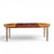 JL Moller Mid Century Danish Rosewood Expanding Dining Table with 2 Leaves This table measures: 48 wide x 48 deep x 28.75...
