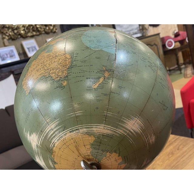 Blue English Challenge Globe from Philips, 1958 For Sale - Image 8 of 12