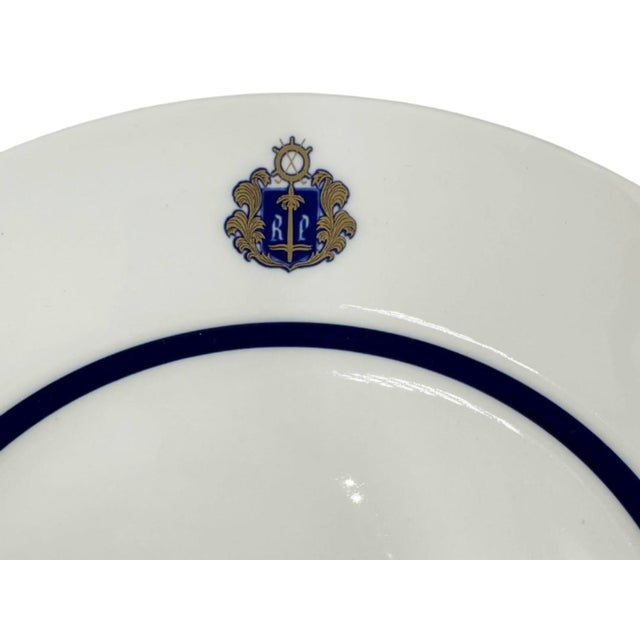 Mid-Century Modern Vintage Royal Palm Yacht & Country Club Boca Raton Plate 12”d For Sale - Image 3 of 8