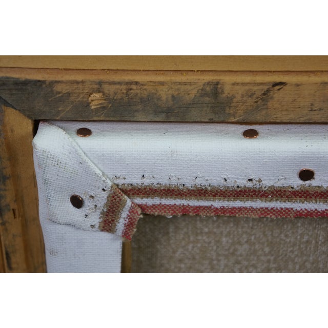 Late 20th Century Late 20th Century Impression Sunrise Soleil Levant Boat Seascape Oil Painting After Claude Monet For Sale - Image 5 of 10