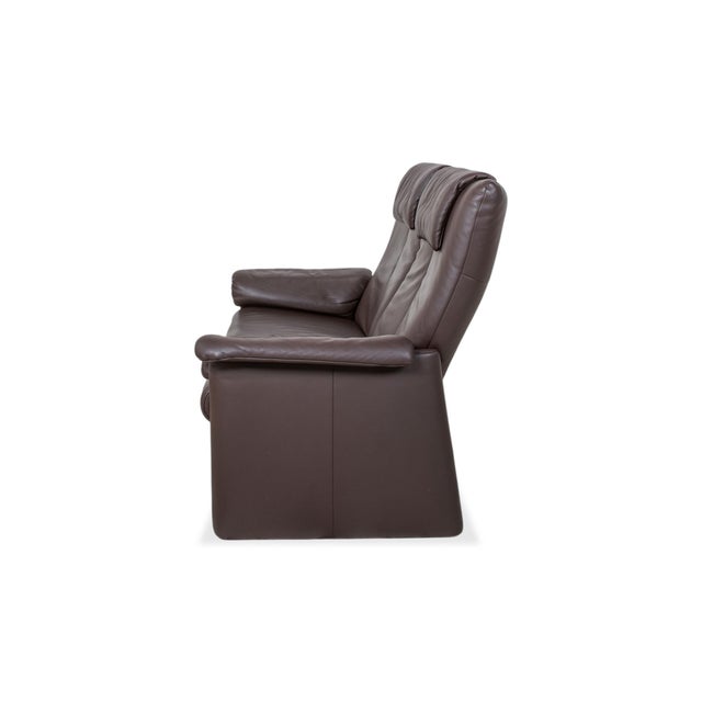 Two-Seater Leather Sofa from Erpo Milano For Sale - Image 11 of 12
