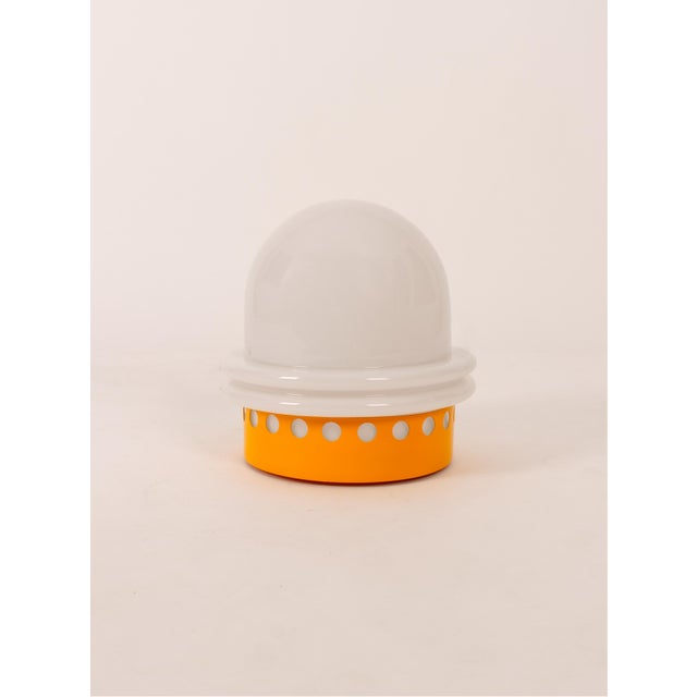 Yellow Vintage Spanish Table Lamp by Marset, 1970s For Sale - Image 8 of 8