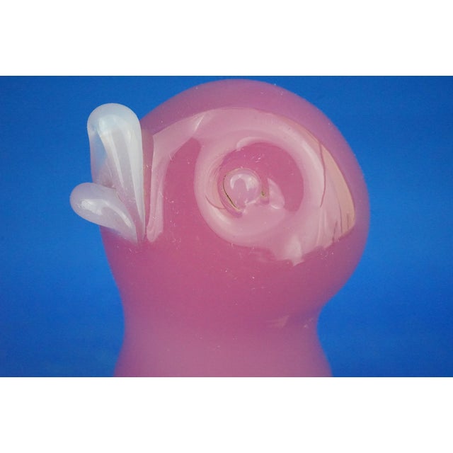 Pink Opaline Sommerso Glass Duckling from Seguso, Murano, Italy, 1950s For Sale - Image 14 of 18