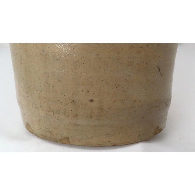 Antique Late 19th Century American Blue Decorated Stoneware 1 Gallon Liquor Jug For Sale - Image 10 of 13