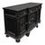 Wood Victorian French Renaissance Ebonized Oak Buffet Cabinet Credenza Sideboard For Sale - Image 7 of 8
