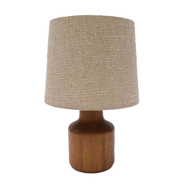 Danish Teak Table Lamp, 1960s For Sale