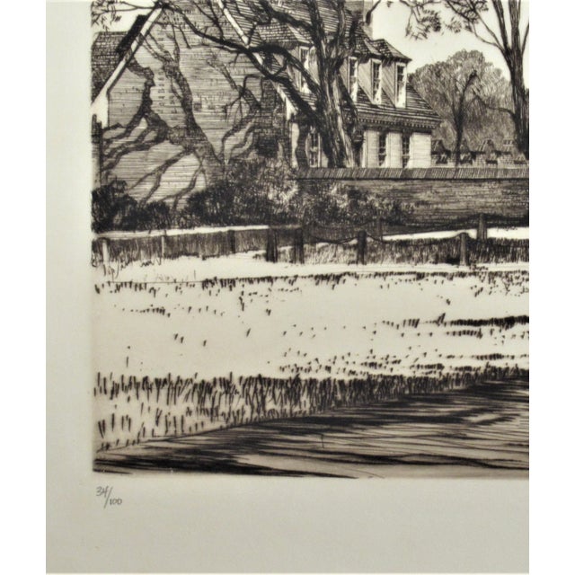 Samuel Chamberlain, The Governor Palace, Williamsburg Serie For Sale - Image 4 of 5