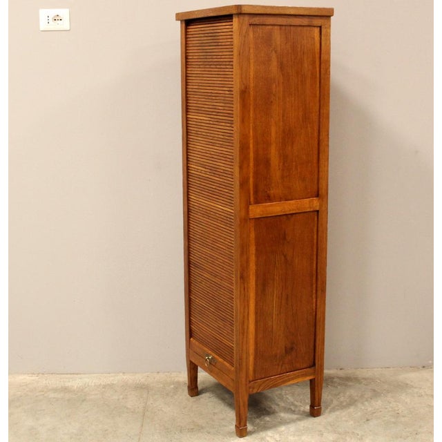 Vintage Filing Cabinet in Oak, 1920s For Sale - Image 4 of 16