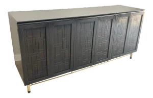 Mid 20th Century John Stuart Patchwork Credenza