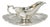 Vintage Victorian Style Silver Plated Gravy Sauce Boat W/ Attached Dish For Sale