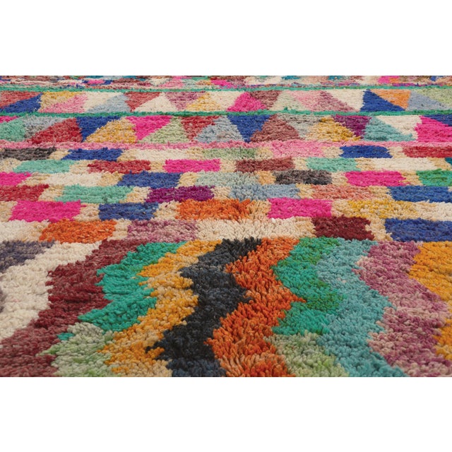 Early 21st Century Contemporary Boujad Moroccan Rug, 10'02 X 12'09 For Sale - Image 5 of 10
