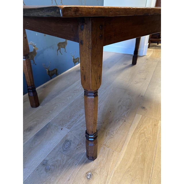 Antique Farmhouse Table, 1890s For Sale - Image 3 of 9