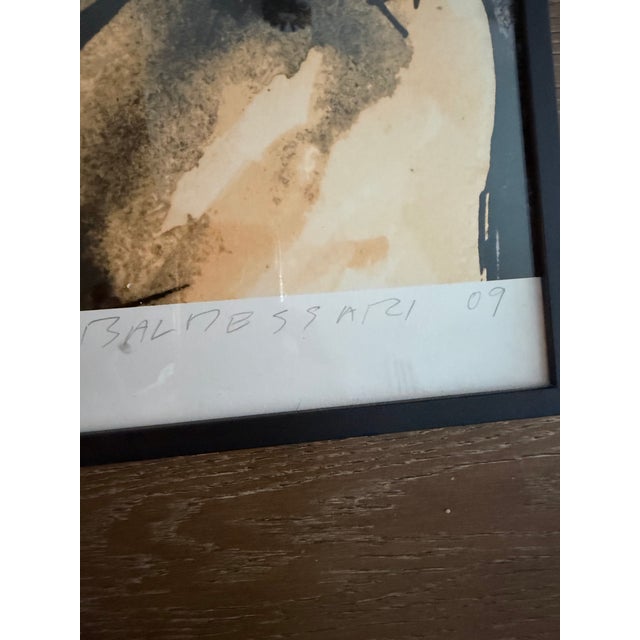 Contemporary John Baldessari, "Eyebrows Furrowed Foreheads Figure, Framed" For Sale - Image 9 of 10