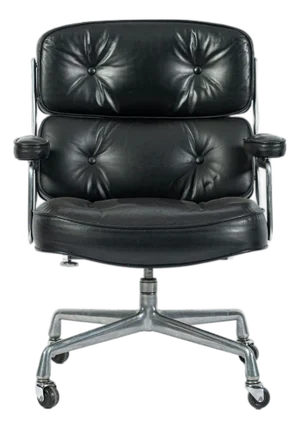 Eames Time Life Executive Chair Herman Miller Black Leather Office Chair 1981