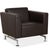 Serge Armchair in Brown Leather from Brühl For Sale - Image 13 of 13
