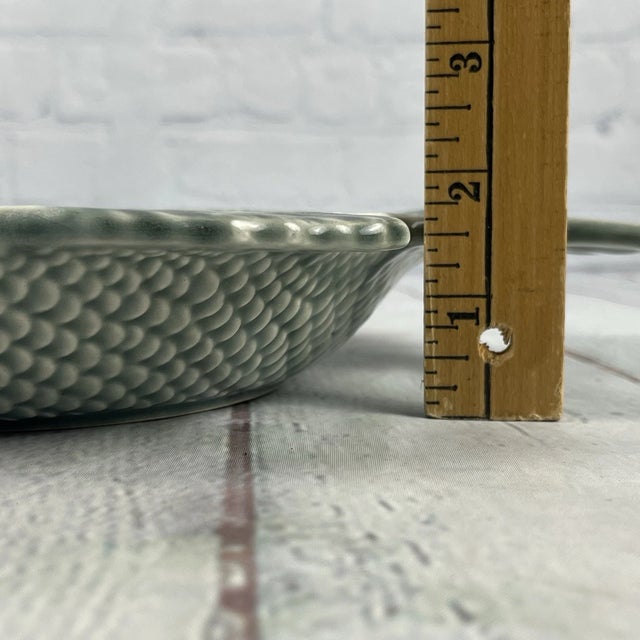 Vintage Mid-Century Modern Ceramic Olfaire Majolica Fish Oceanic Plate For Sale In Phoenix - Image 6 of 6