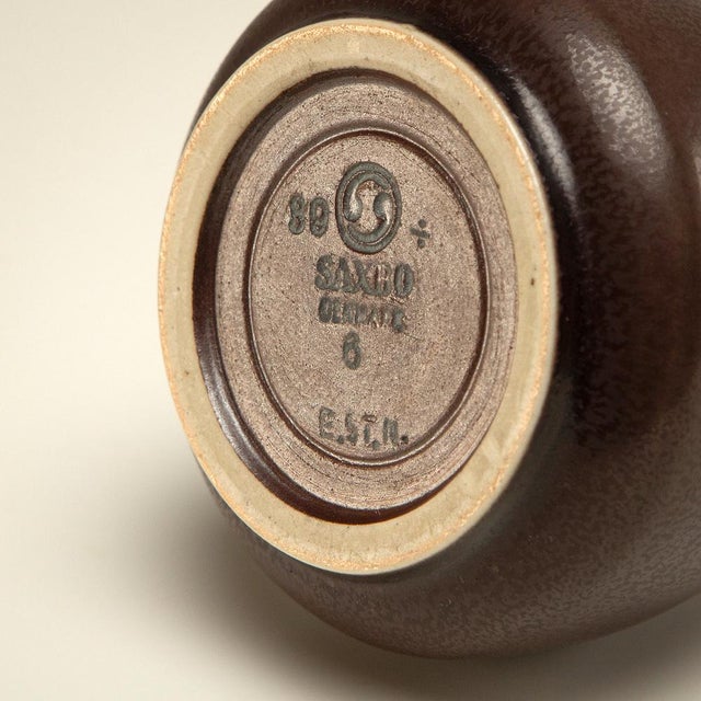 Ceramic Vintage Model 39 Vase by Eva Stæhr-Nielsen, Denmark, 1950s For Sale - Image 7 of 8