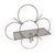 1950s Atomic Mid-Century Gold Wire Daisy Flower Wall Shelves, a Pair For Sale - Image 10 of 10
