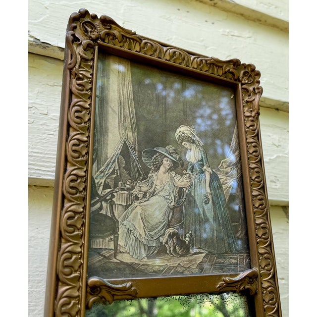 Add a bit of sophistication, timelessness and calm to your home with this very special 1860s wall mirror. This French,...