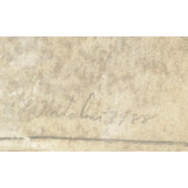 1980s Vintage Fauvist Nude Study by Louis Nadalini For Sale - Image 5 of 7