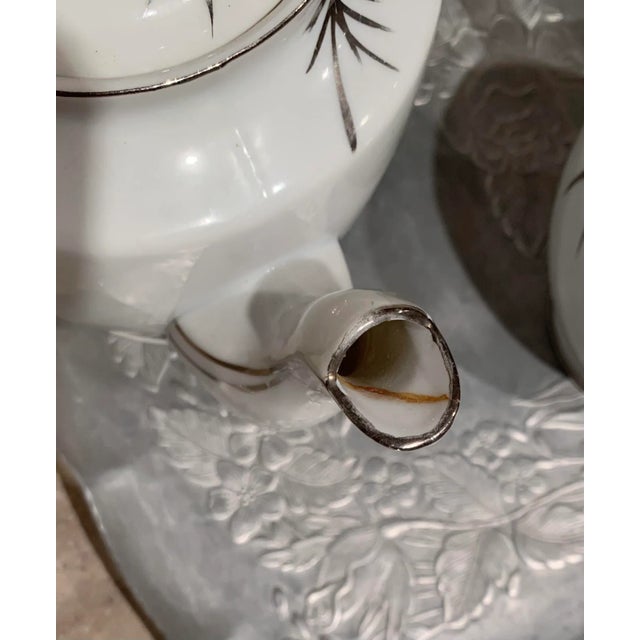 Vintage Mid-Century Asian Porcelain Tea Set - 4 Pieces For Sale - Image 12 of 13