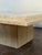 Mid-Century Modern Vintage Italian 1980's Solid Travertine Coffee Table For Sale - Image 3 of 11