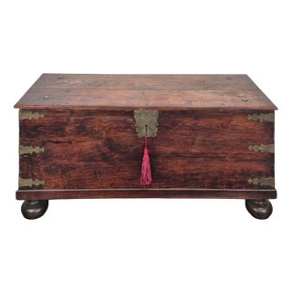 Large 18th Century Flemish Chest For Sale