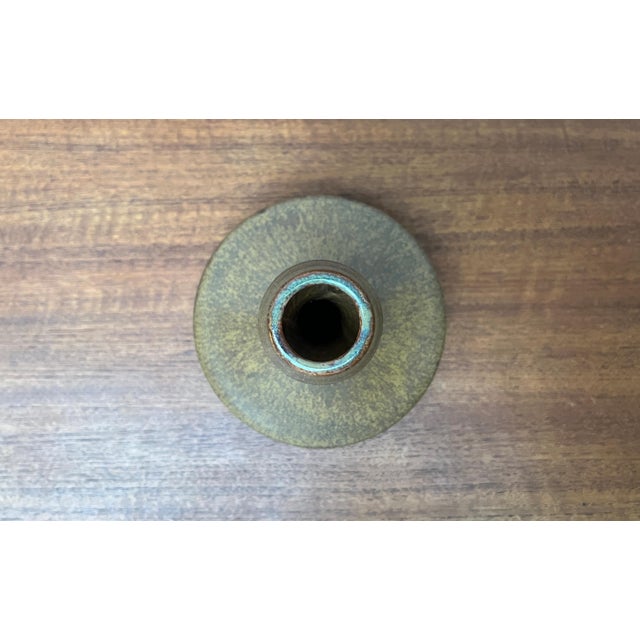 Mid-Century German Minimalist Studio Pottery Vase, 1960s For Sale - Image 8 of 14