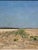 A beautiful French landscape from the late 19th century, capturing a vast, sunlit field beneath a clear blue sky. With...