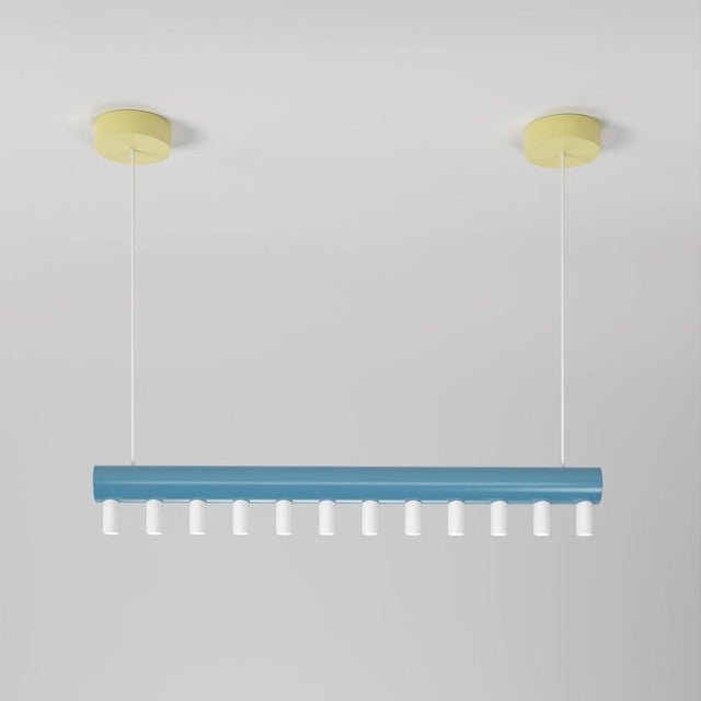 Not Yet Made - Made To Order Blue and Yellow Array Pendant Light by Atelier Areti For Sale - Image 5 of 10