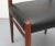 Classic 1960s chair from Denmark. Made in solid teak. Slightly padded, seat in black leather. Very good condition.