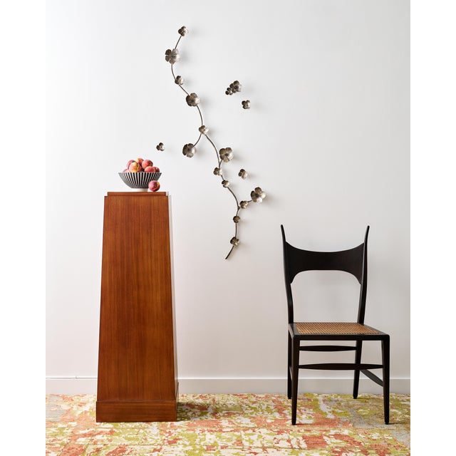 Aged Silver Aria Floral Wall Sculpture For Sale In Dallas - Image 6 of 8