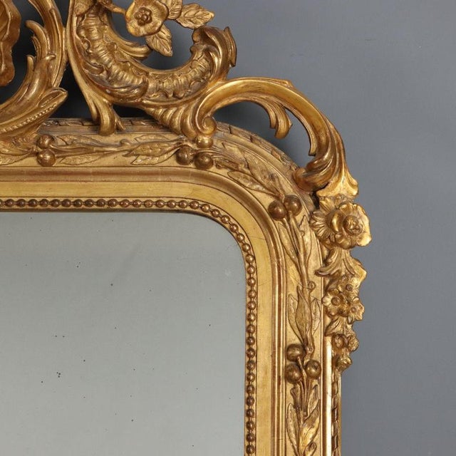Carved and Gilded Mirrors, Set of 2 For Sale - Image 10 of 15