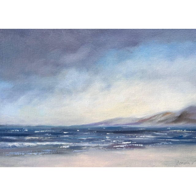 2020s Seascape Painting Oil on Canvas Wall Decor by Artist Valeriya Serova For Sale - Image 5 of 5