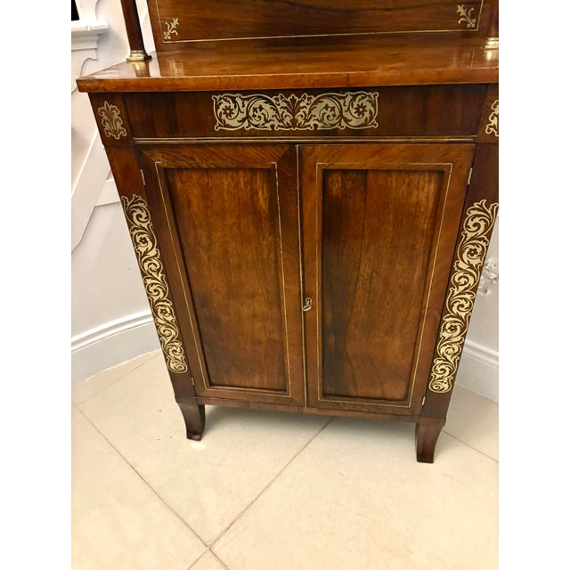 Antique Regency Mahogany Chiffonier or Side Cabinet, 1820 For Sale - Image 11 of 15
