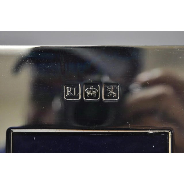Lauren Ralph Lauren Late 20th Century Lauren Ralph Lauren Silver Plated Normandy Modern 3.5x5 Photo Picture Frame (B) For Sale - Image 4 of 16