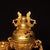 Metal Gilt Bronze Lion Incense Burner Censer With Openwork Lid For Sale - Image 7 of 9