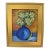 Impressionist Floral Bouquet Painting by Ruth Arenz Including the Antiqued Gold Wood Frame For Sale