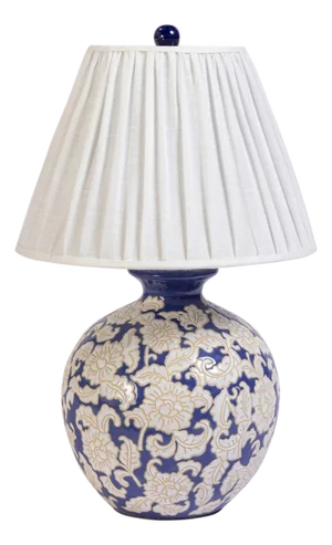 Diana Blue & White Chinoiserie Table Lamp