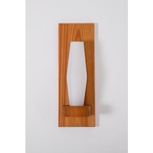 Brown Wall Lamps attributed to Östen Kristiansson for Luxus, Sweden, 1960s, Set of 2 For Sale - Image 8 of 9