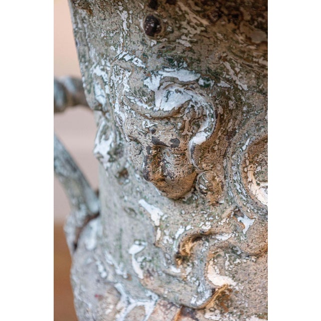Off-white 19th Century French Urn For Sale - Image 8 of 9