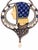 Art Nouveau 1910s Masriera Art Nouveau Pendant Necklace in 18k Gold, Platinum & Diamonds For Sale - Image 3 of 8