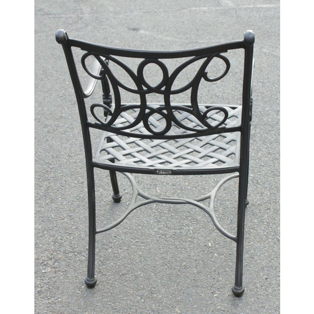 Woodard Landgrave Cast Aluminum Patio Dining Set, Table + Chairs Set