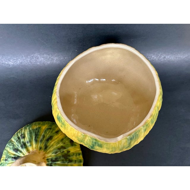Patricia Garrett Studio Art Pottery Pumpkin Gourd Tureen For Sale In New York - Image 6 of 13