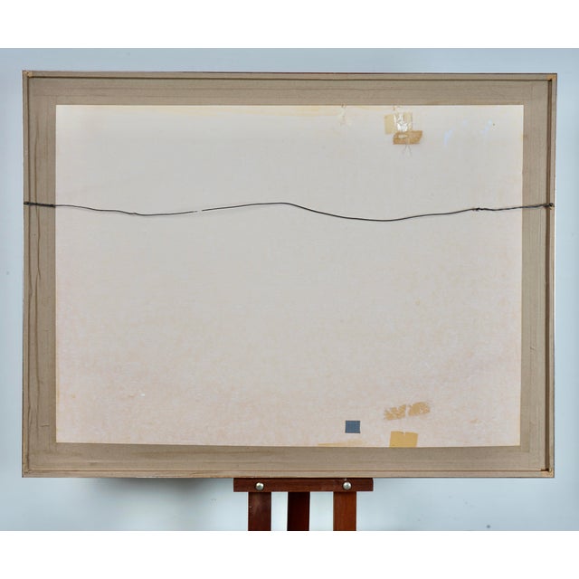 Mid 20th Century Mid 20th Century Contemporary Abstract Wall Art Painting For Sale - Image 5 of 8