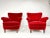 1940s Red Velvet Danish Lounge Chairs - Set of 2 For Sale - Image 10 of 10