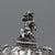 Antique Italian Silver Repoussé & Chased Covered Urn, 1870s For Sale - Image 9 of 18