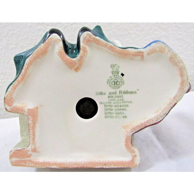 "Silks and Ribbons" Hn2017 Royal Doulton Figurine 1948 For Sale - Image 10 of 10